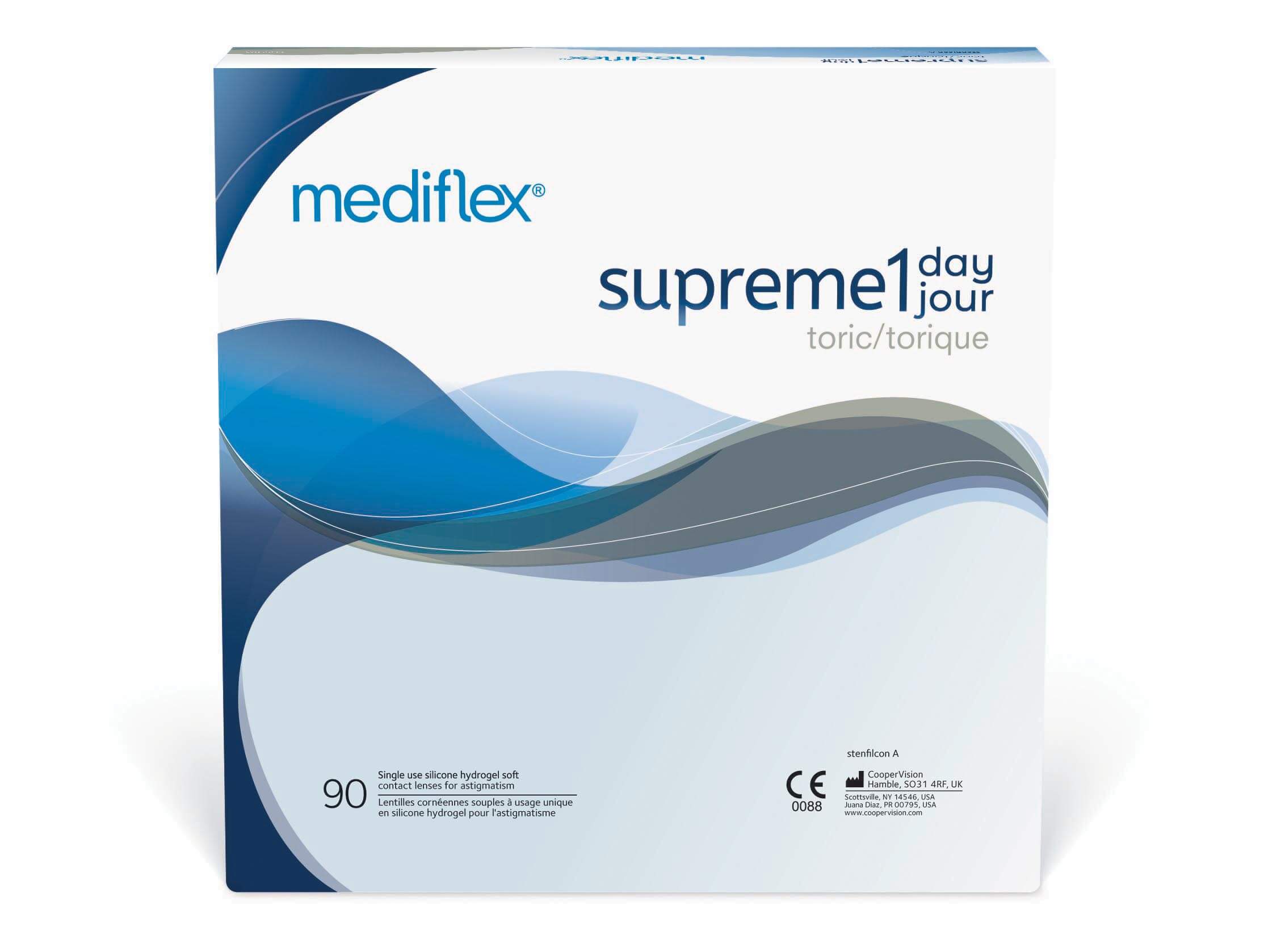 Mediflex Supreme 1 Day Toric 90pack